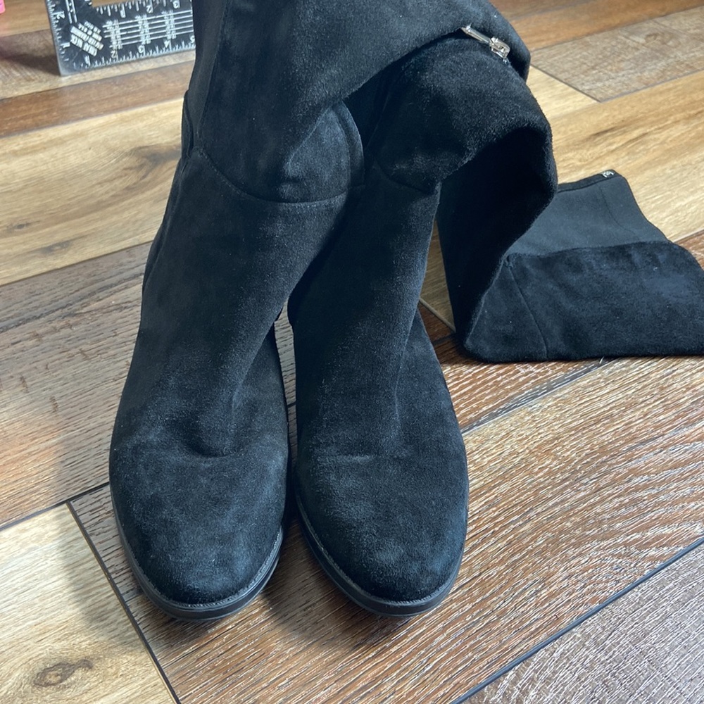 Sam Edelman Over the Knee Suede Stretch Boots Size 6 - Picture 6 of 13